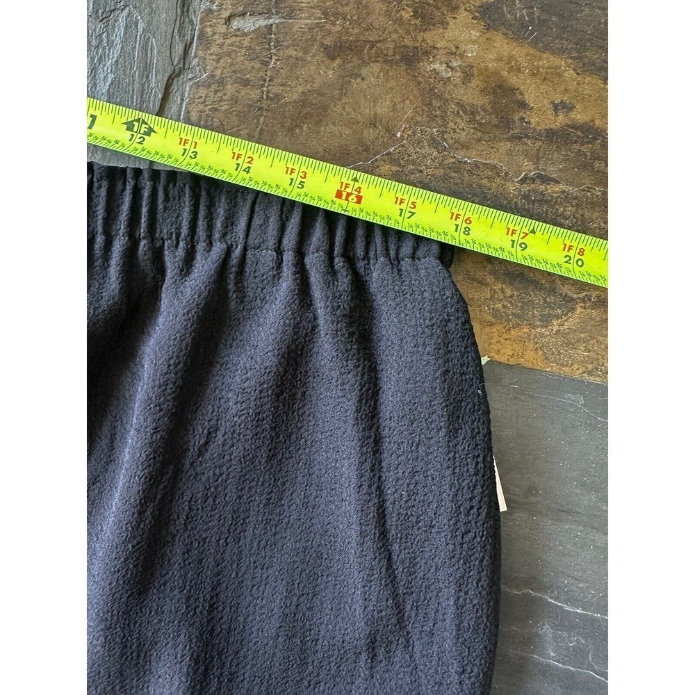 Nanette Lepore Skirt Size XL Black Tiered Midi Flowy Boho Church Office Modest - Picture 6 of 7